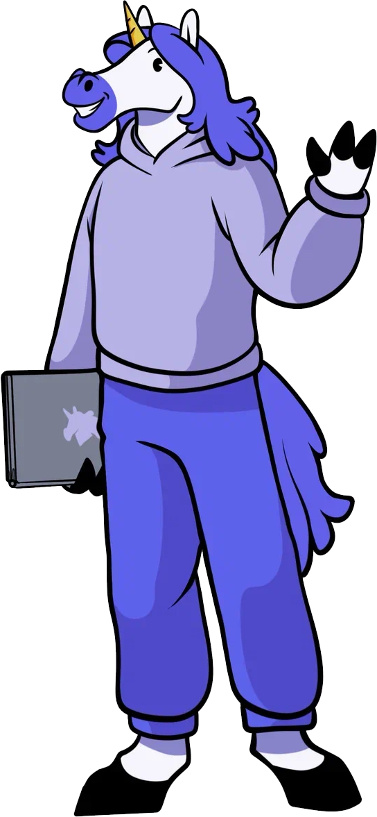 Uni, the unicore.one mascot